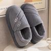 Qida Shun Autumn and Winter Couple Cotton Slippers New, Indoor and Outdoor Plush Bag Heel Thickened Warm Cotton Mop Cotton Shoes
