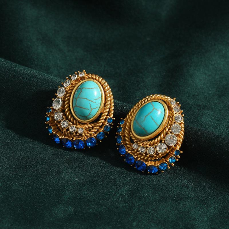 Yong Nuo Vintage Retro Jewelry: High-End, Colorfast Antique Earrings