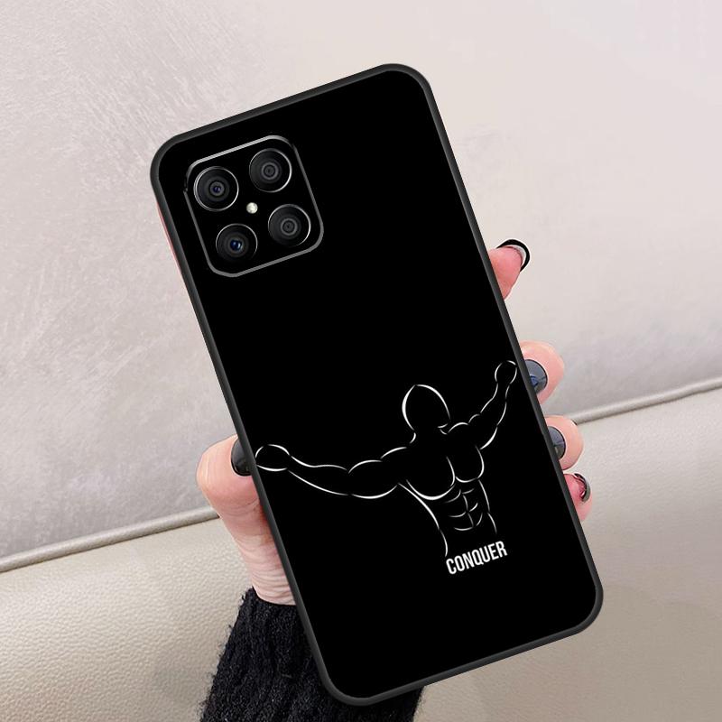 Bodybuilding Gym Fitness For Honor Magic 8 6 7 Pro Case For Honor 400 Lite 200 50 70 90 X8c X8b X9a X9b X9c X9d Win RT