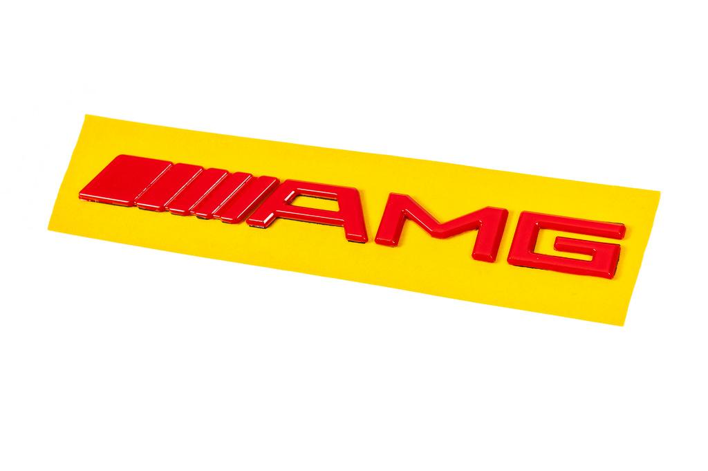 

Шильдик AMG (20см, ABS, красный)
