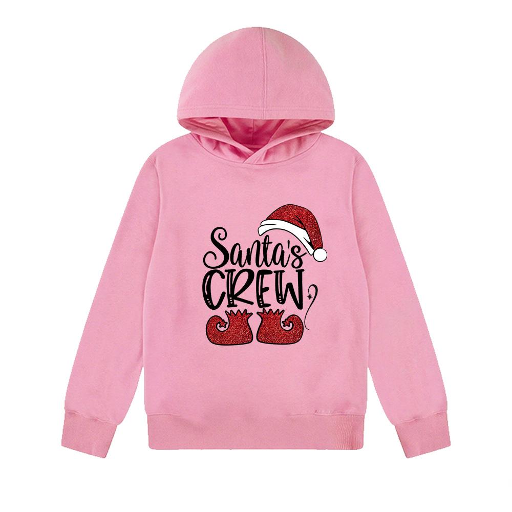 Minecraft Christmas Santa Claus Hoodie age 4-14 Pullover Sweatshirt for Kids Boys Girls Christmas Gift Costume cartoon print New Year gift
