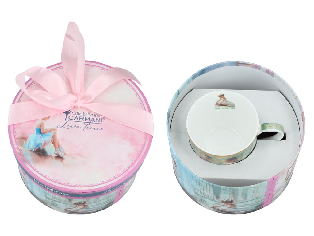 Elegancka Filiżanka Ze Spodkiem L. Lozano Małe Baletnice Porcelana