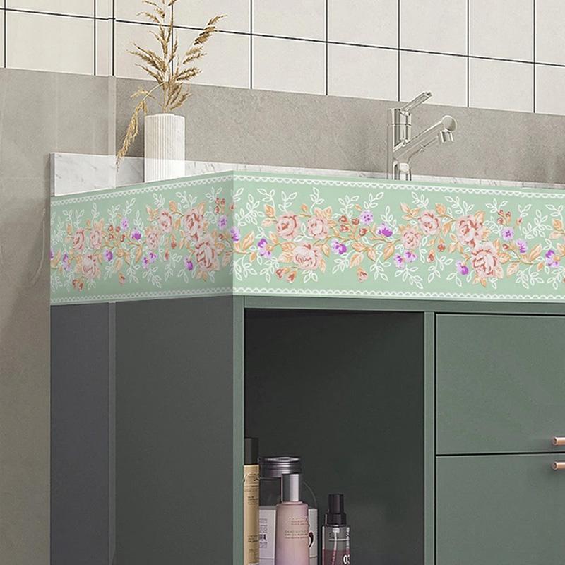 1 Roll Borders Trim Line Waterproof Wall Skirt Sticker 10M Waistline Sticker Door Frame Decorative Wall Sticker Self Adhesive