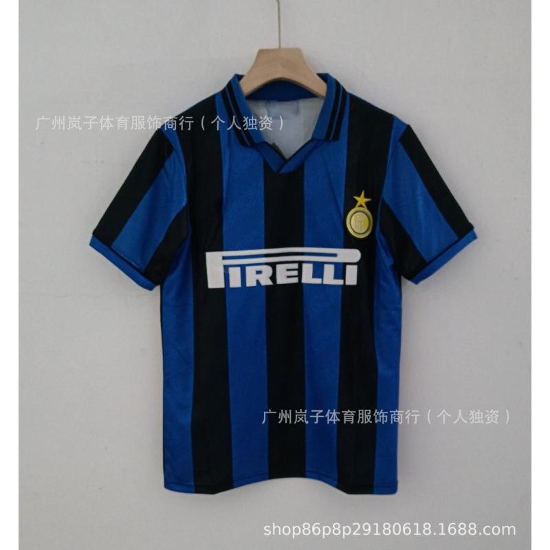 Vintage La Liga Santos, jersey Barcelona No. 10 Paris Portugal Inter Milan AC Brazil football jersey