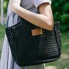 Knit Square Bag - Black