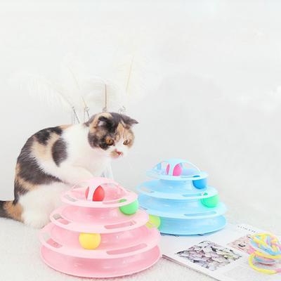 Pet Toy Self-Happy Interactive Cat Toy Cat Toy Four-Layer Cat Carousel