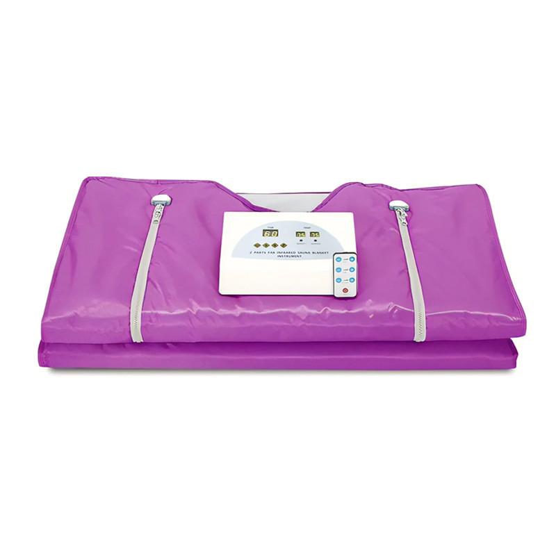 Boost Metabolism Detoxification Sauna Blanket Far Infrared Detox Sweat Steaming Blanket Home Beauty Salon Sauna Device