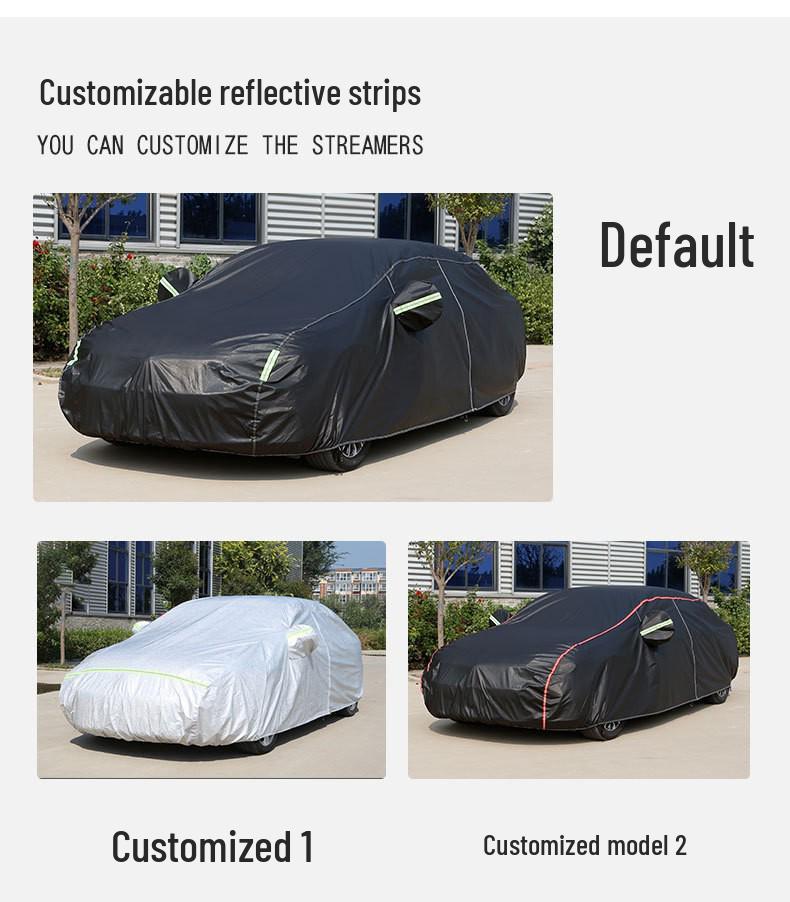 All-Weather Waterproof Oxford Cloth Sedan Car Cover with Sun Protection