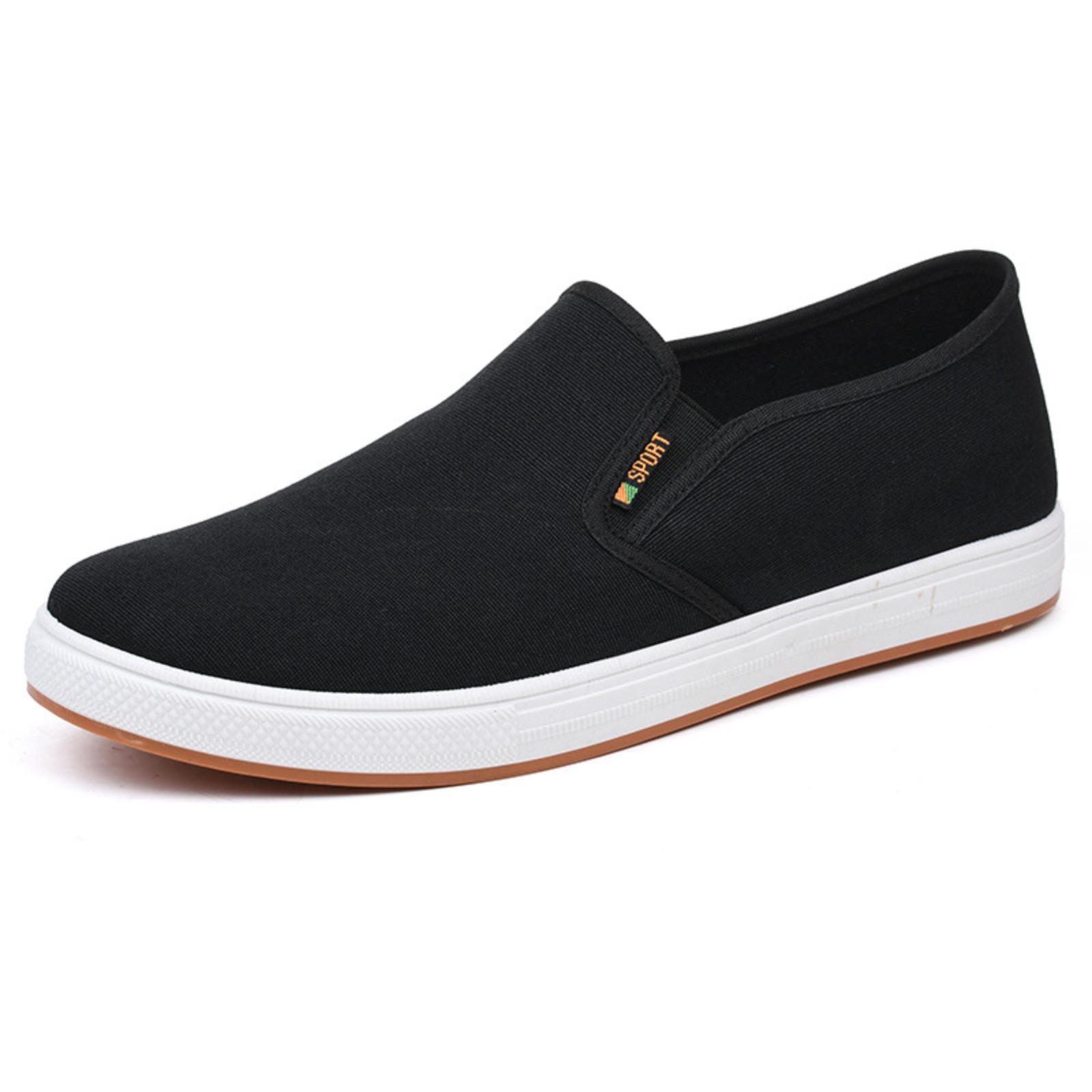 

Men s Canvas Shoes Breathable Work Shoes Casual Shoes 41 чорний