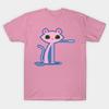 T Shirt Women The Pink Cat Harajuku Print Kawaii Tshirt Summer Short Sleeve Female T-Shirt Top Tee