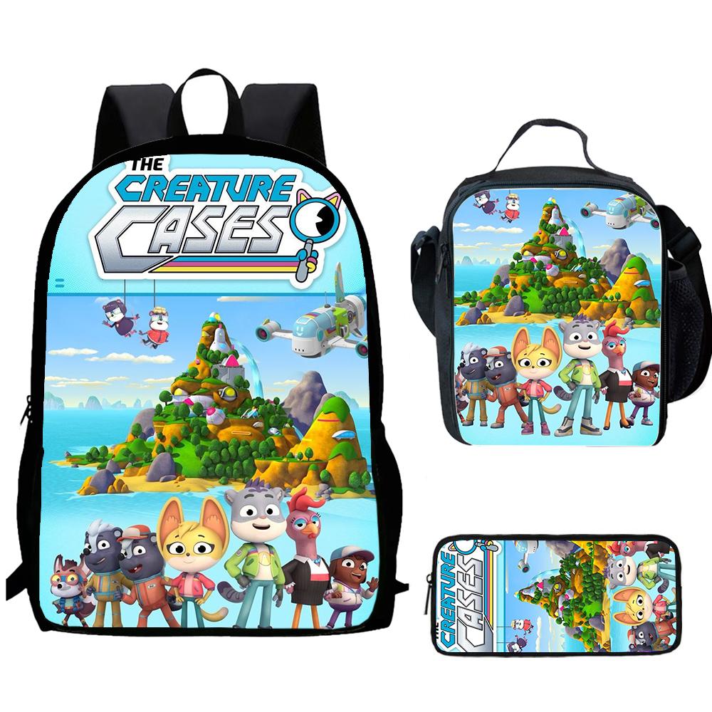 Sac à dos scolaire dessin animé mignon capybara enfant avec sacs à lunch sacs à crayons pour, Sacs scolaires légers pour enfant