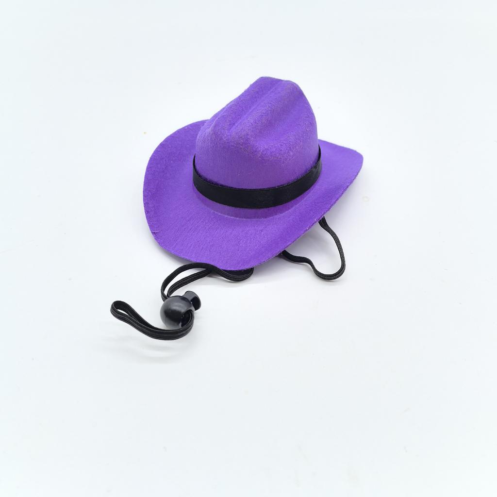 Pet Cowboy Costume Cosplay Cap Halloween Costumes for Dogs Cat Pet Party Decoration Mini Cowboy Hat