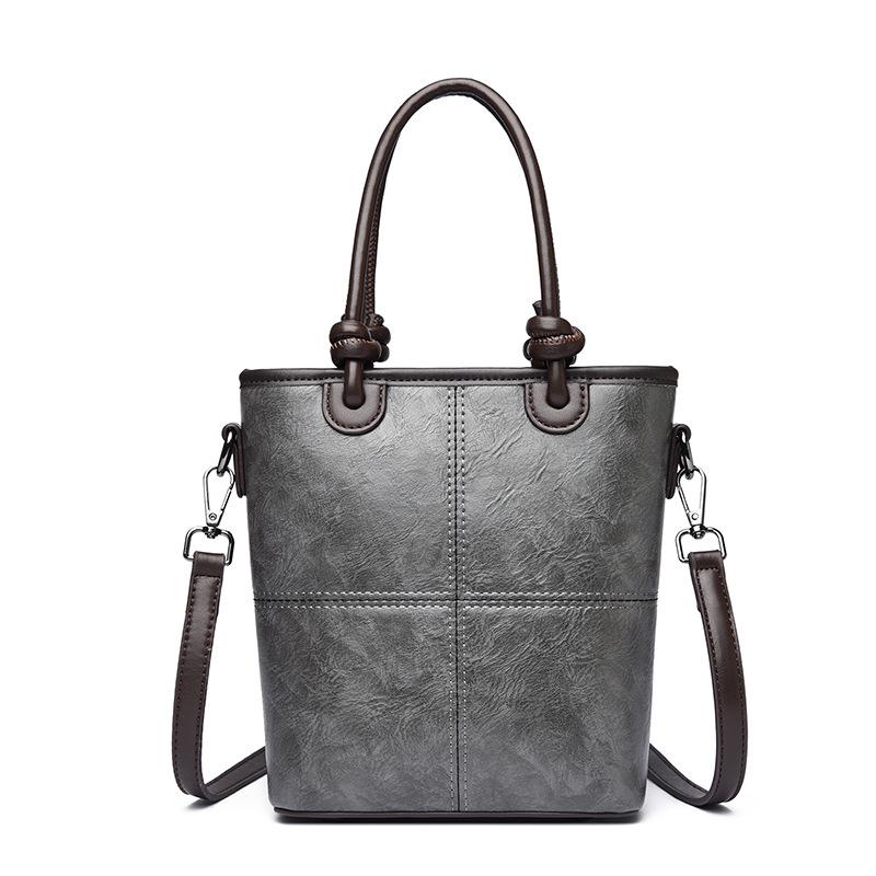Fashion Shoulder Bag, Women's Bucket Bag, Women's Elegant Handbag