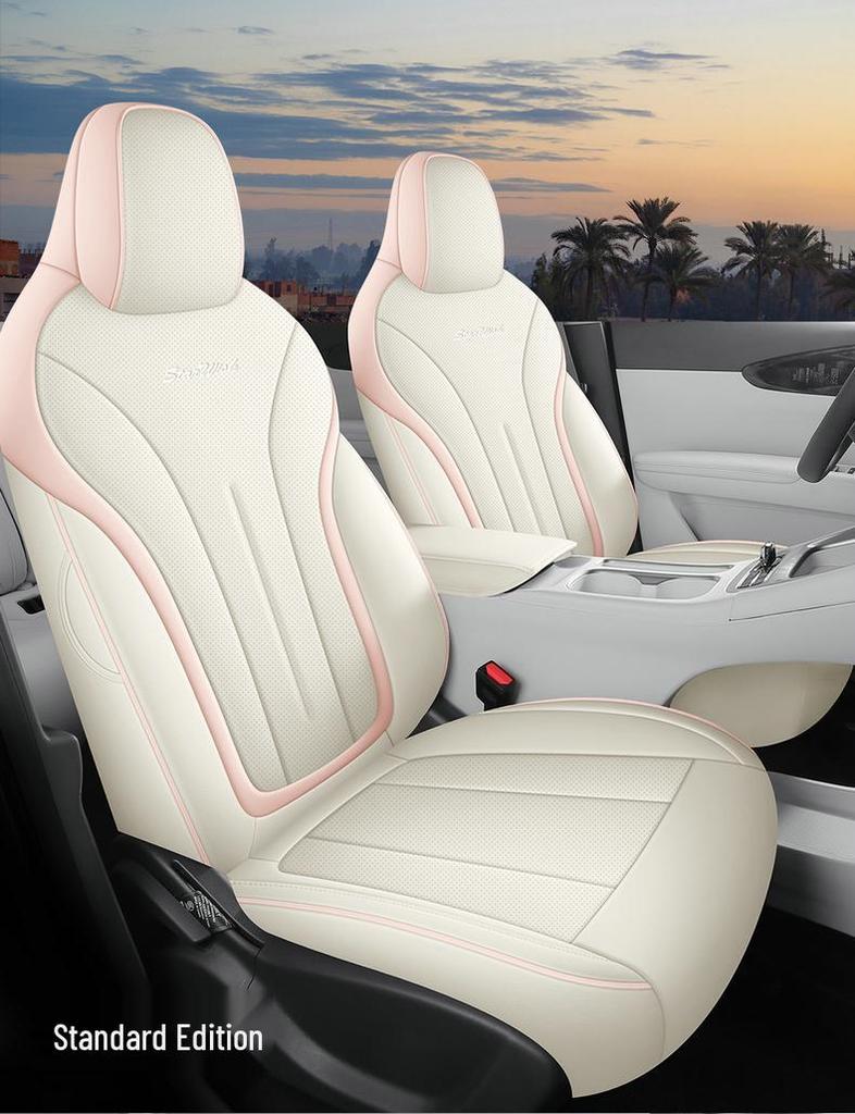 Geely Vision All-Season Universal Seat Covers: Full Coverage Car Interior Cushion Set