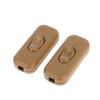2Pcs Black Inline Cord Switch 250V 6A On/Off Lamp Control Appliance Switch Rocker For Table Lamp Desk Bed Led Lights
