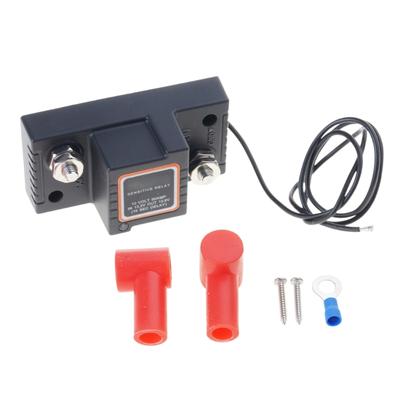 Universal 12V 50A Dual Battery Isolator for ATV UTV Boat Voltage Sensitive Relay  Black for Smart Battery Isolator