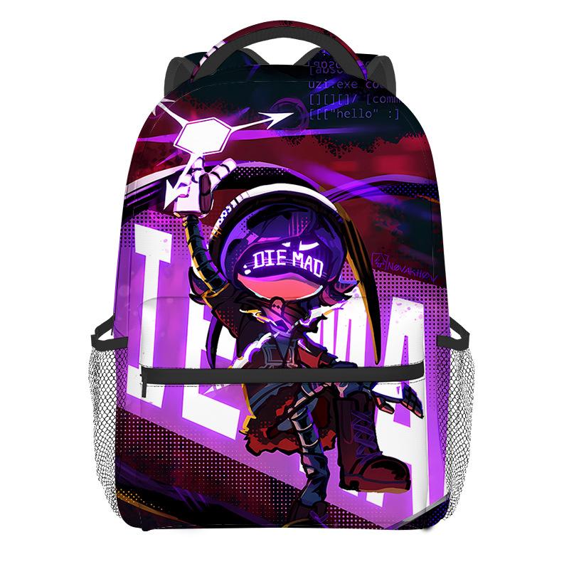 Fashion Novelty Cool Murder Drones Student Bookbag Notebook Backpacks 3D Print Oxford Waterproof Boys/Girls Travel Backpacks