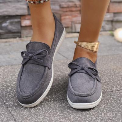 Mocassini da Donna a Calzata Larga Stile Britannico, Scarpe da Guida Stringate a Punta Tonda, Mocassini Piatte alla Moda da Donna