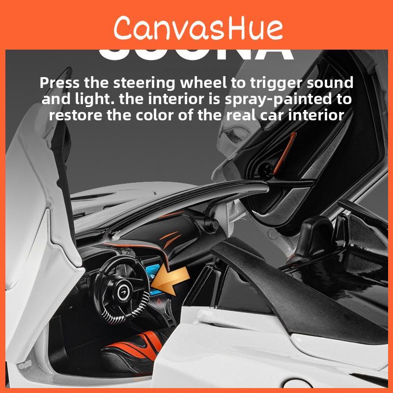 124 720s Mclaren Alloy Car Model Toy With Inertia Control For Collector Display