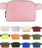 Unisex Waterproof Mini Belt Bag, Adjustable Waistband, Small Fanny Pack, Crossbody Sports Waist Pack