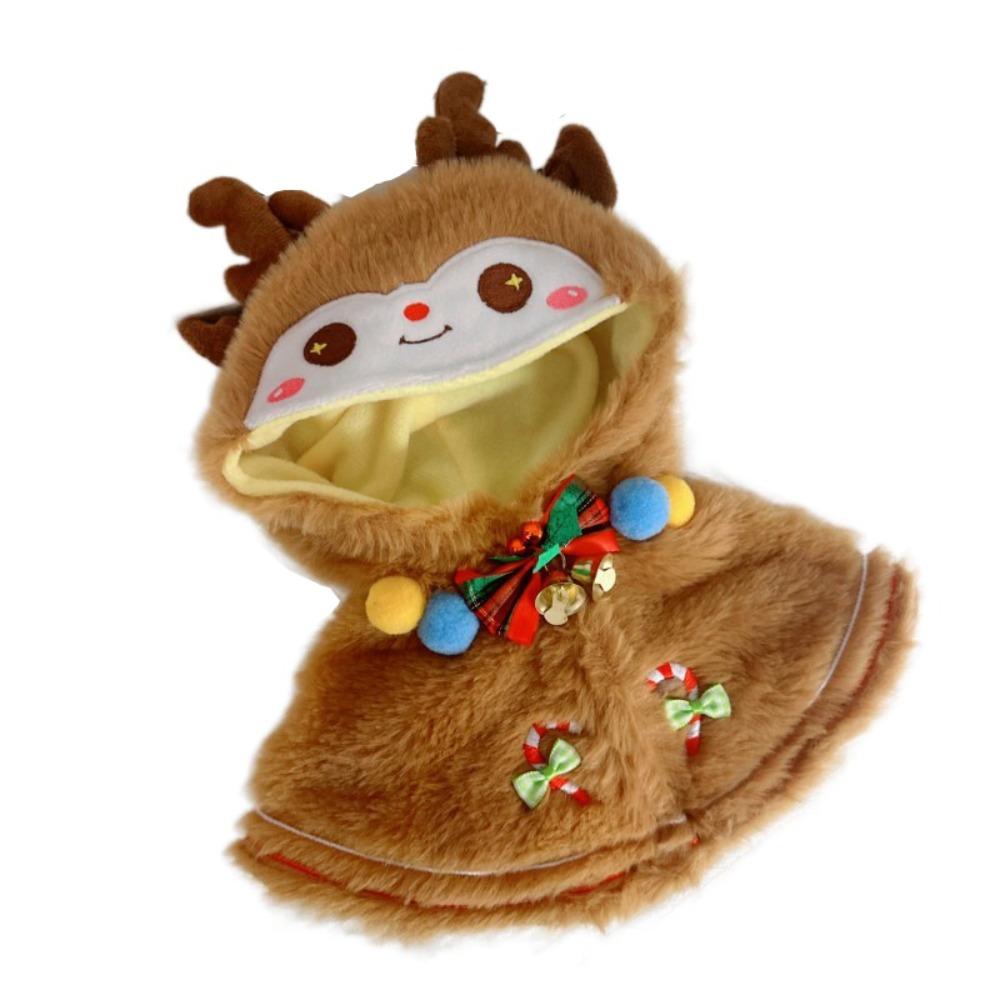 Christmas Shawl 20CM Cotton Doll Clothes Plush Cloak Plush Toys Clothes 20cm Cotton Doll