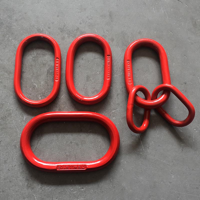 Heavy Duty Butterfly Buckle Double Ring Chain Connector Sling