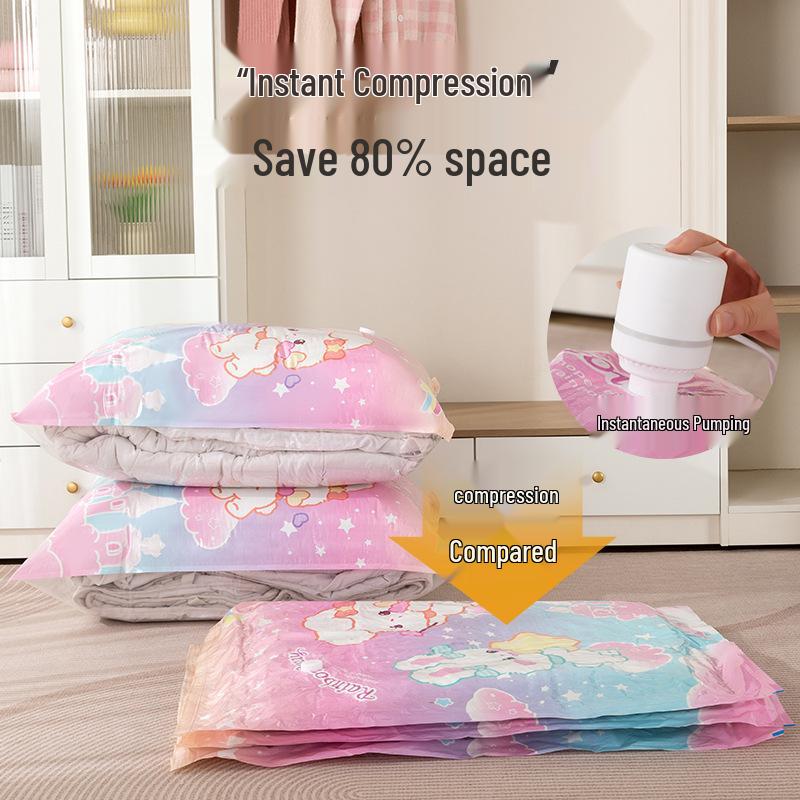 Vacuum Storage Bag for Clothes & Quilts - Moisture & Dust-proof, Space-saving Solution