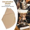 100Pcs 2 to 4 Cup Coffee Filter Fan Shaped Disposable Unbleached Natural Coffee Filter Paper for Cafe Home Kitchen