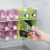 Refrigerator Drawer Beverage Box Anti-Fall Stackable Storage Rack Glass Beer Bottle Drink Holder Can Dispenser Space Saving Tray