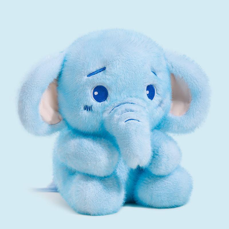 And Cute Aggrieved Expression Elephant Plush Children Toy For Gift Birthday
