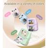 Kids Instantly Print Camera With 1Roll Thermals Paper For Creative Photography Featuring Clear Imaging Filter Effects