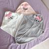 Bobbi Dog Coral Fleece Quick-Dry Hair Wrap Towel for Girls