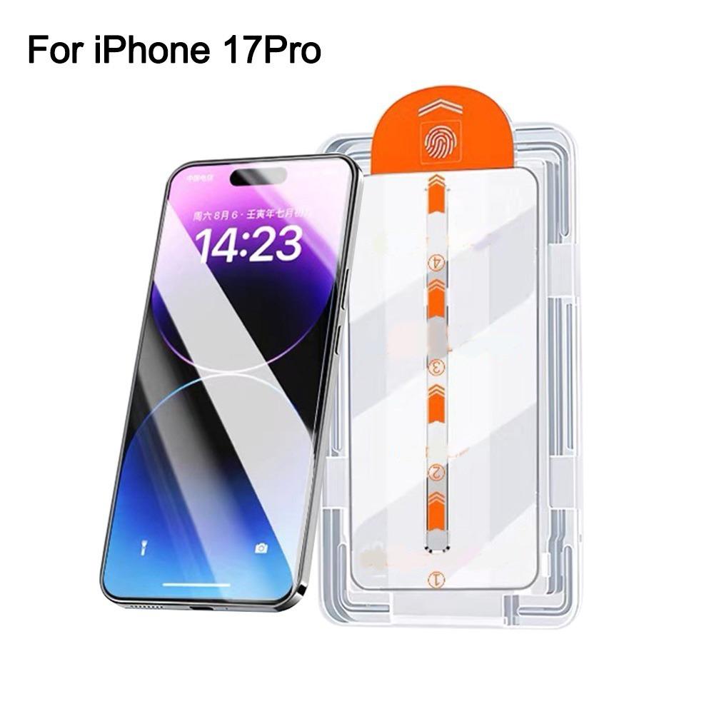 9H Hardness Tempered Film Dust-free High Definition Glass Films Scratch Resistant Screen Protector for iPhone 17/Air/Pro/Pro MAX