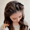2Pcs/Set Elegant Velvet Barrettes Women Ponytail Hairpin Hair Clip Girls Black Red Ribbon Hair Clip Fashion Hair Accessories