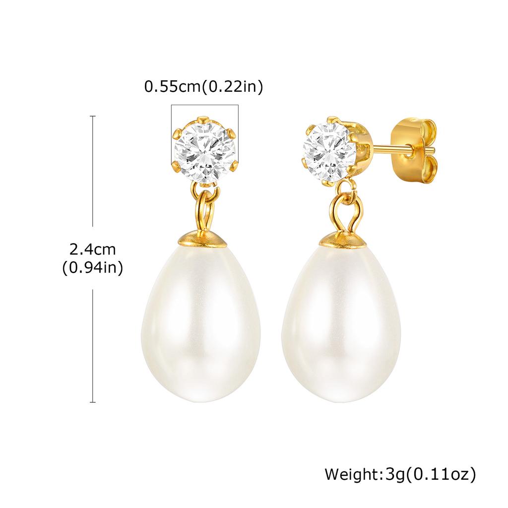 Starfish Drop Dangle Earring for Women, Gold Plated Stainless Steel Beach Sea Earrings, Waterproof Summer Ocean Jewelry