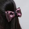 Dot Ribbon Automatic Hairpin (Pink)