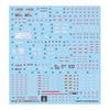 Fluorescence!! HG RG EG 1/144 Robot MS Ensha Detail Up Water Transfer Decal (for RG 1/144 RX-78-2 Ver.2.0 No.40) [Parallel Import]