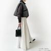 [Aniari] Artisan Leather Tote Bag 36-02002 Black W17xH19.5xD5