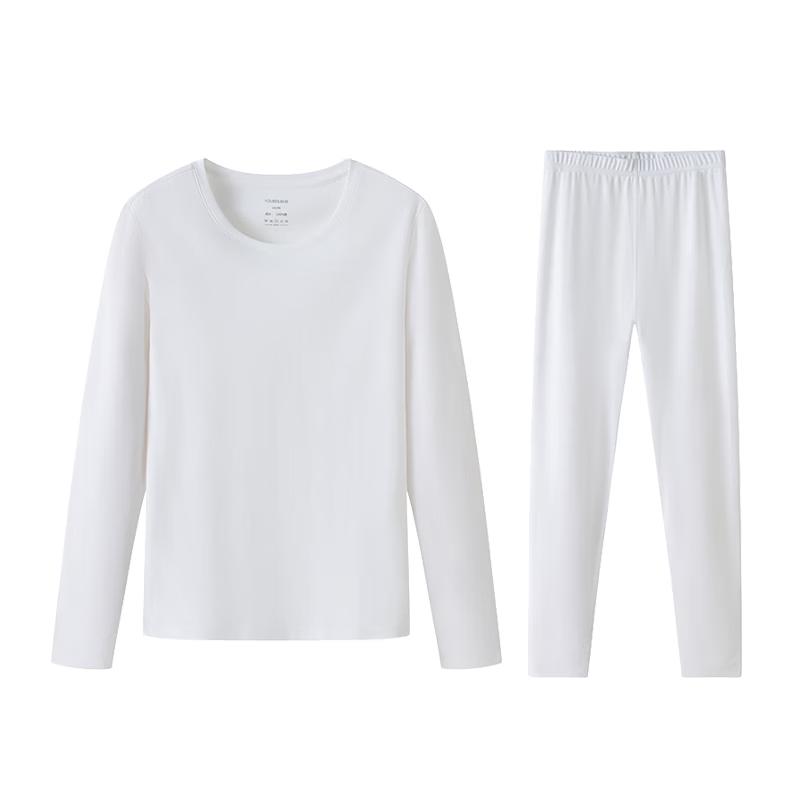 

Yiershuang Women s 80-Count Pure Cotton Round Neck Thermal Underwear Set (Gift Box) 2XL
