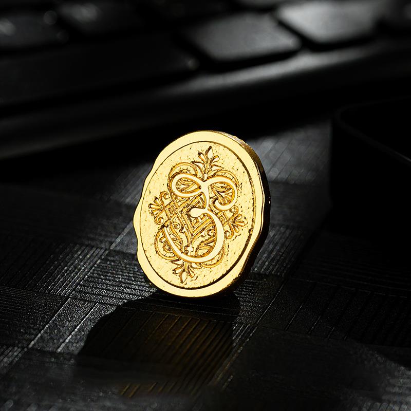 Retro Sealing Wax Stamp Head 26 Letter A-Z Alphabet Seals Stamp Set Tools Post Decor Antique Alloy Seal Head Wedding Craft Gift