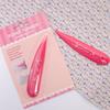 New 3-in-1 Tailor Fabric Markers Pink DIY Sewing Cloth Marker Mini Lightweight Sewing Edge Creases Tool Sewing Accessories