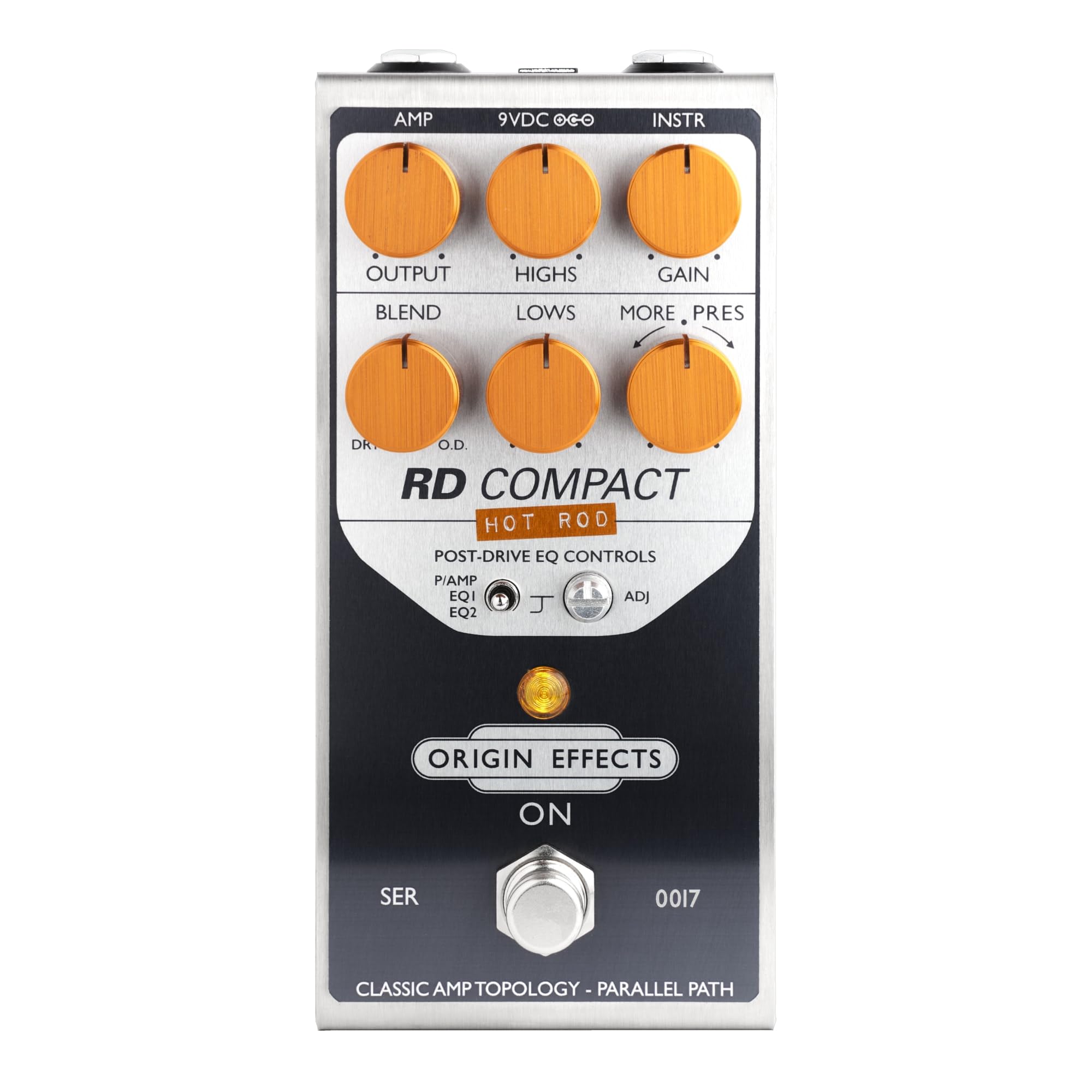 

ORIGIN EFFECTS RD COMPACT Hot Rod Hot Rod Amp Overdrive