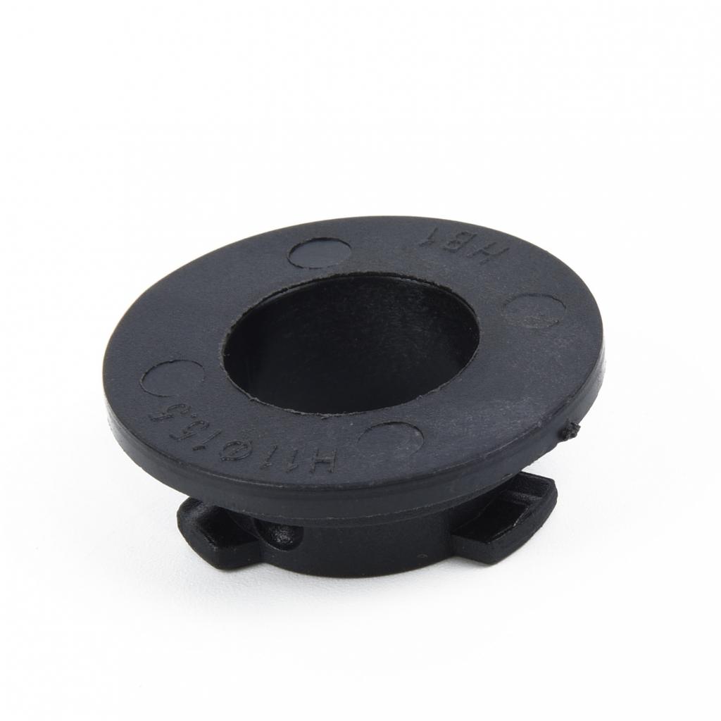 2pcs H11 ABS LED Headlight Bulb Base Adapter Socket Retainer Holder Black New