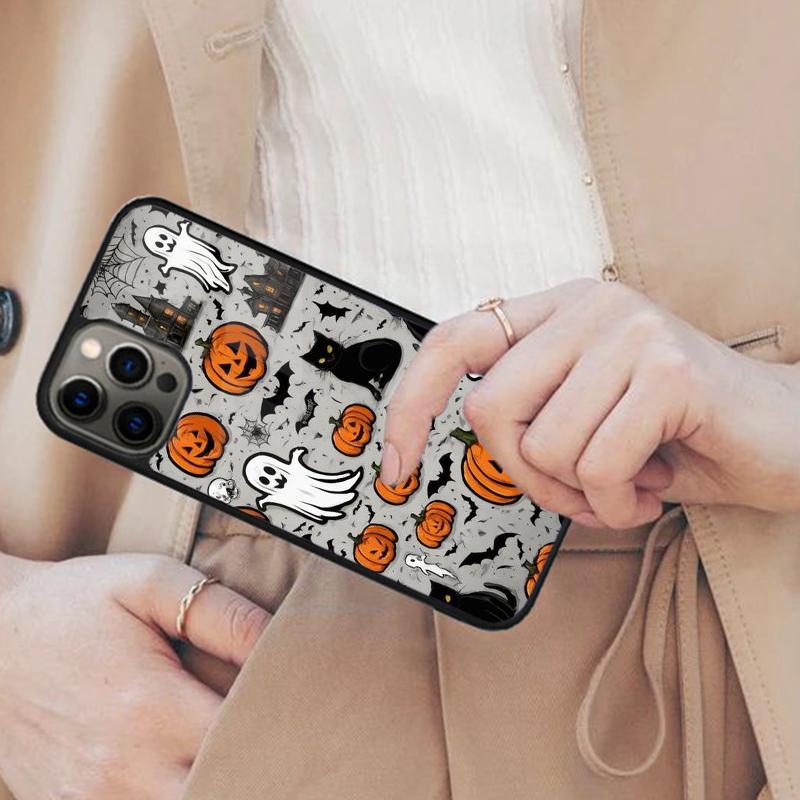 October Halloween Spooky Ghost Magnetic Phone Case For APPLE iPhone 17 Air 16 14 13 12 Pro Max 15 Plus Wireless MagSafe Cover