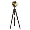 Brass Spotlight Floor lamps spotting Home decorative Nautical Antique Finish Brass Spotlight Searchlight Wooden Tripod Floor Light