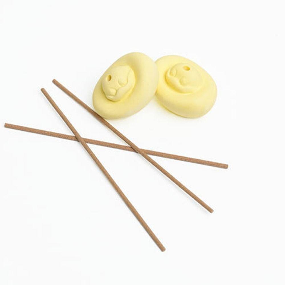 

Gypsum Incense Tray Stable Base Incense Stick Holder New Incense Stand for Yoga Meditation жовтий