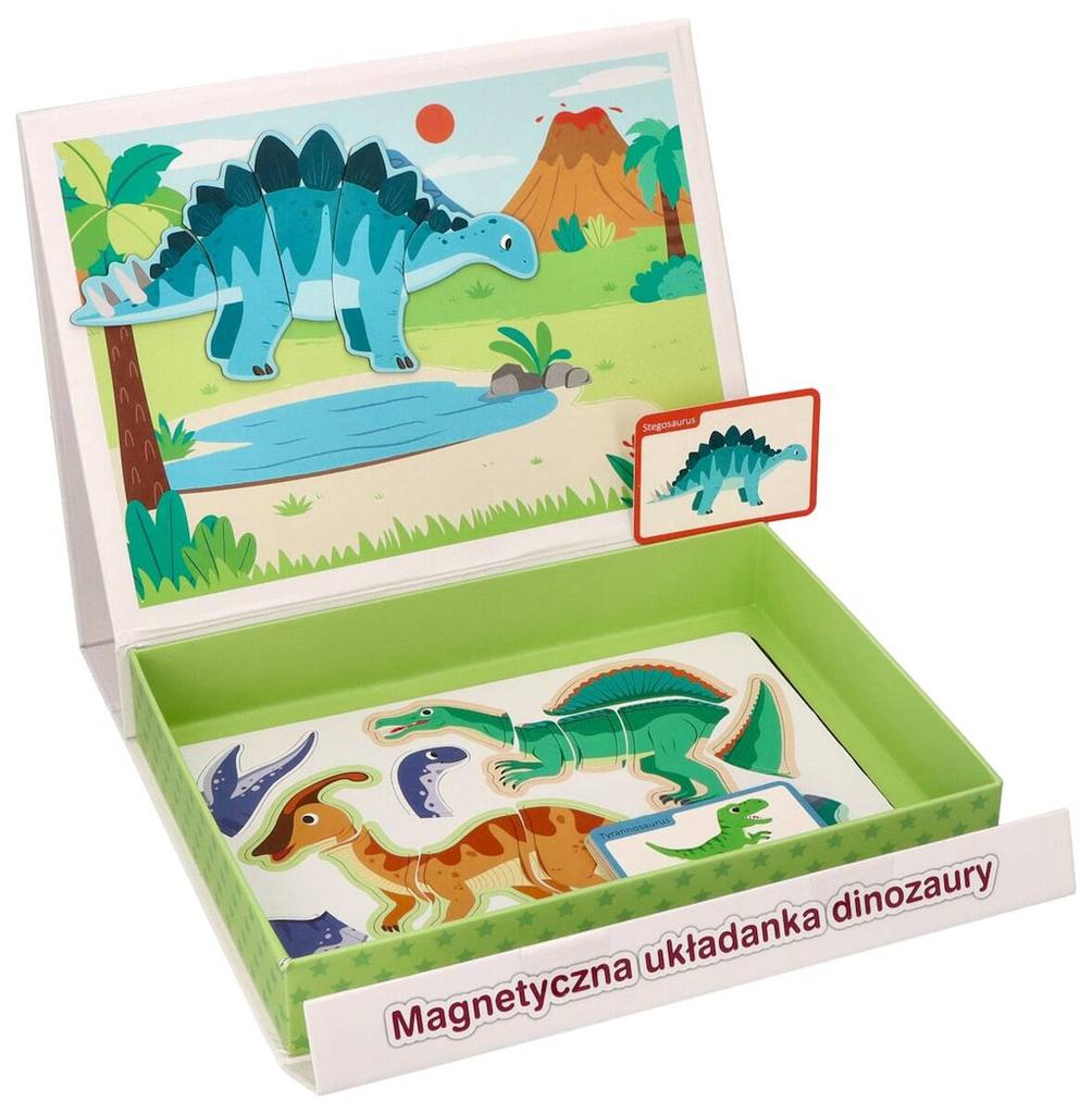 Tablica Układanka Magnetyczna - Dinozaury