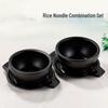 ZISIZ Ceramic Rice Noodle Clay Pot Set