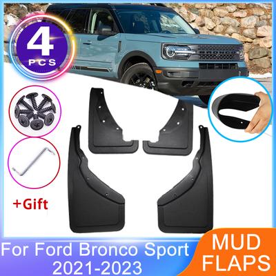 4KS Pro Ford Bronco Sport CX430 2022 2023 Přední Zadní Lapače nečistot Kryt blatníku Vylepšené Zástěrky do auta