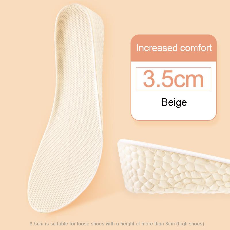 Insoles for Shoes Breathable Heighten Heel Insert Pad Cushion Unisex Height Increase Insole Boost Man Women's Shoes Sneakers New